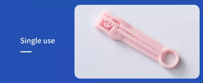 갓 태어난 비 유독한 0을 위한 버릴 수 있는 의학 불모 탯줄 클램프