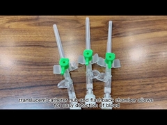 What are the gauge of cannula used for IV insertion?