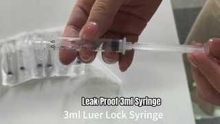 3ML 의료용 루어 잠금 주사기