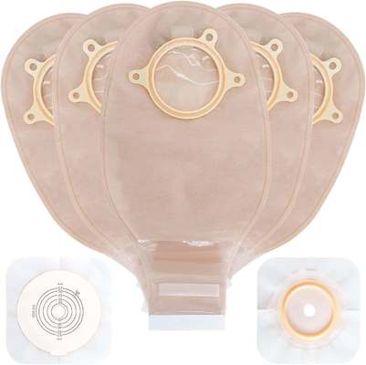 주문 Sterile Leakproof Comfortable Two-Piece Ostomy Bag with Opening for Easy Drainage 온라인 제품