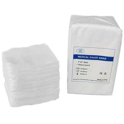 주문 Multi-Purpose Sterile Square Gauze Pads for Wound Care and Dressing, Soft and Absorbent 온라인 제품