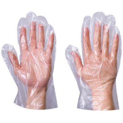 좋은 가격 병원 및 가정용 플라스틱 폴리엔 HDPE PE 투명한 일회용 장갑 온라인으로