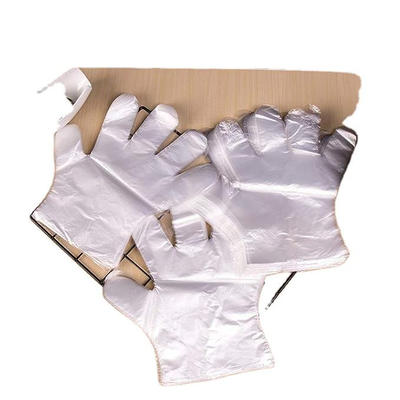 좋은 가격 일회용 HDPE PE 장갑 고칠 고름 표면과 함께 폴리엔 장갑 높은 팽창 저항 일회용 플라스틱 HDPE 장갑 요리 장갑 온라인으로