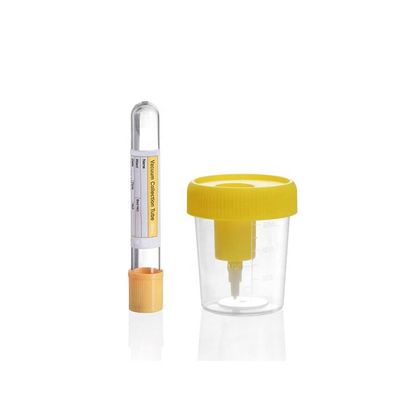 좋은 가격 Disposable Urine Cup with Needle Vacuum Urine Specimen Collection Cup 60ml 90ml 100ml 120ml with Needle 온라인으로