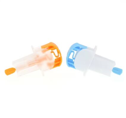 좋은 가격 의학적 일회용 비생성 28G 바늘 압력 활성화 자동 후축 안전 혈액 랜셋 온라인으로