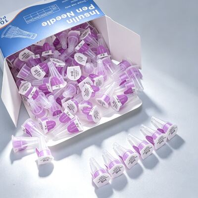 좋은 가격 32G 4mm 일회용 보라색 인슐린 펜 바늘 온라인